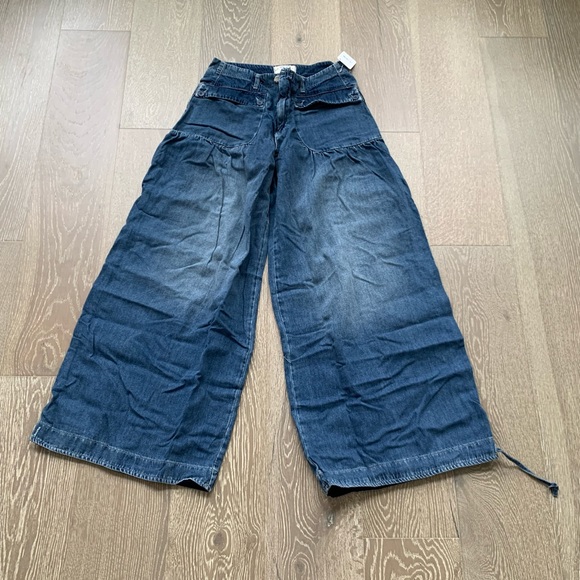 Free People Denim - Free People We the Free Lotus wide-leg jeans